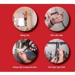 [Chính hãng] Băng Keo Điện Vinyl PVC 3M™ Temflex™ 150, Màu Đen, 18 mm x 20 m
