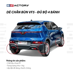 Dè chắn bùn cho xe Vinfast VF5 B-Factory - Có Video Hướng Dẫn Lắp Đặt Chi Tiết, Bảo hành 1 đổi 1