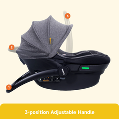 Ghế nôi an toàn trên xe ô tô JoviKids ARIA - (Màu đen)