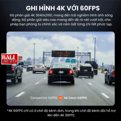 Camera hành trình 70Mai 4K omni 360° X800