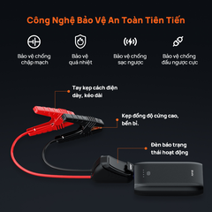 Bộ Kích Bình Ô Tô 70mai PS07 pin 10400mAh  thế hệ mới- Kết hợp Sạc dự phòng