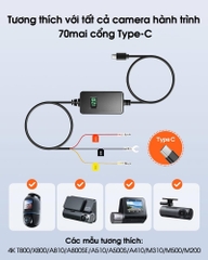 Bộ Hardwire Kit 70mai UP06 cho camera hành trình 70mai