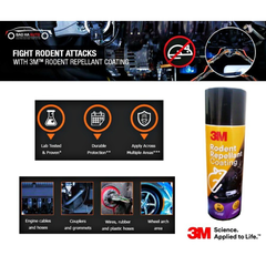 [Chính hãng] Chai Xịt Chống Chuột căn dây điện khoang máy oto - 3M™ Rodent Repellant Coating 250G