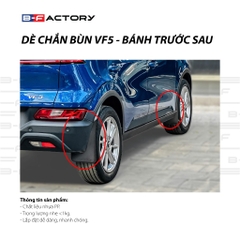 Dè chắn bùn cho xe Vinfast VF5 B-Factory - Có Video Hướng Dẫn Lắp Đặt Chi Tiết, Bảo hành 1 đổi 1