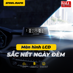 [New] Cảm biến áp suất lốp ô tô van ngoài STEEL MATE TP-S20 PRO - dễ lắp đặt, hiệu quả, bền bỉ