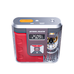 Kích bình đa năng STEEL MATE V12 - Bơm lốp, kích bình, sạc dự phòng công suốt lớn