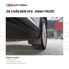 Dè chắn bùn cho xe Vinfast VF6 B-Factory - Có Video Hướng Dẫn Lắp Đặt Chi Tiết, Bảo hành 1 đổi 1