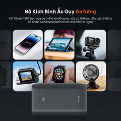 Bộ Kích Bình Ô Tô 70mai PS07 pin 10400mAh  thế hệ mới- Kết hợp Sạc dự phòng