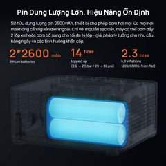 Bơm lốp ô tô 70mai TP07