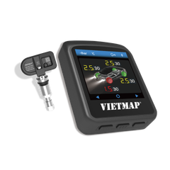 Bộ cảm biến áp suất lốp Vietmap TW50 Hiển thị áp suất lốp, tốc độ giới hạn, cảnh báo giọng nói
