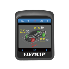 Bộ cảm biến áp suất lốp Vietmap TW50 Hiển thị áp suất lốp, tốc độ giới hạn, cảnh báo giọng nói