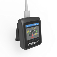 Bộ cảm biến áp suất lốp Vietmap TW50 Hiển thị áp suất lốp, tốc độ giới hạn, cảnh báo giọng nói