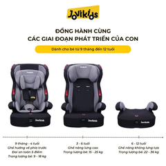 Ghế ô tô an toàn trẻ em Jovikids Tammy R44 cho bé 9 tháng-12 tuổi