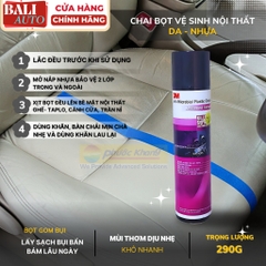 [Chính hãng] Chai Bọt vệ sinh làm sạch ghế - trần Nỉ nội Thất ÔTô 3M™ 290g