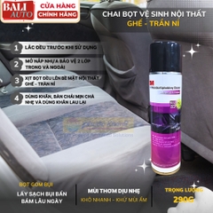 [Chính hãng] Chai Bọt vệ sinh làm sạch ghế - trần Nỉ nội Thất ÔTô 3M™ 290g
