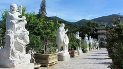 From Hoi An/ Da Nang: Marble Mountains – Monkey Mountain – Am Phu Cave – Da Nang By Night And Cruise