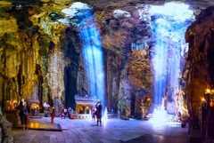 From Hoi An/ Da Nang: Marble Mountains – Monkey Mountain – Am Phu Cave – Da Nang By Night And Cruise