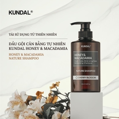 Dầu Gội Cân Bằng Tự Nhiên KUNDAL Honey&Macadamia 500ml