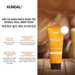Dầu Xả Ngăn Ngừa Rụng Tóc KUNDAL REAL BEER YEAST 200ml