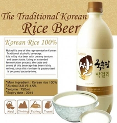Rượu Gạo Makkoli truyền thống 750ml
