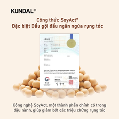 Dầu Gội Ngăn Ngừa Rụng Tóc KUNDAL REAL BEER YEAST 500ml