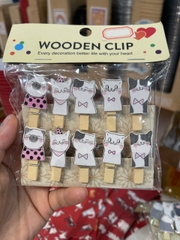 Bộ kẹp trang trí hình mèo 10c/ set