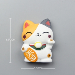 Nam châm hình mèo may mắn 3D