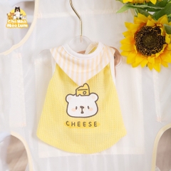 Áo cho thú cưng hình gấu có khăn