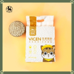 Vicen Cát Vệ Sinh Mèo Đậu Nành khử mùi tốt không bụi không bám chân túi 6L 2kg4