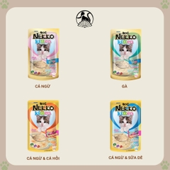 Pate Nekko dành cho mèo con kitten đủ vị gói 70g hàng nhập khẩu chính hãng