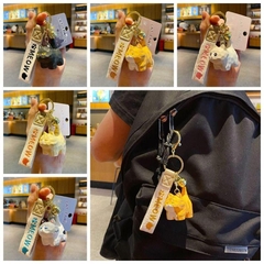 Móc Khóa Mèo 3D Dễ Thương Hàn Quốc Dùng Trang Trí Phụ Kiện Balo Túi Xách