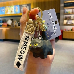 Móc Khóa Mèo 3D Dễ Thương Hàn Quốc Dùng Trang Trí Phụ Kiện Balo Túi Xách