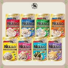 Pate Nekko dành cho mèo trưởng thành đủ vị sốt và thạch gói 70g hàng chính hãng