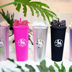 Ly kim cương giữ nhiệt 710 ml kèm ông hút