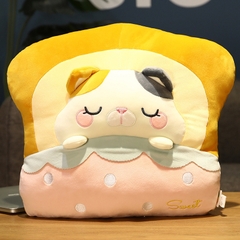 Mèo bông bánh mì nướng 45x35cm