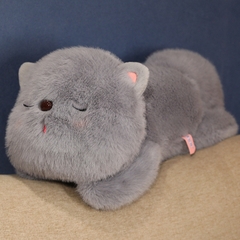 Mèo bông nằm lông dài 30cm