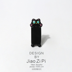 Kẹp tóc nhựa hình mèo xin ôm