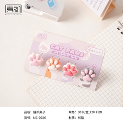 Bộ kẹp hình chân mèo (set 4c)