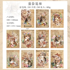 Sổ tay hình mèo tự trang trí