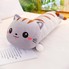 Gối ôm hình mèo đầu to, má hồng size 80cm