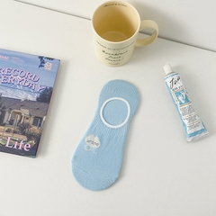 Tất lười chống trượt xanh trắng