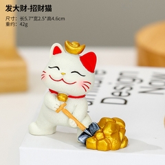 Tượng mèo may mắn size bé nhiều hoạt động