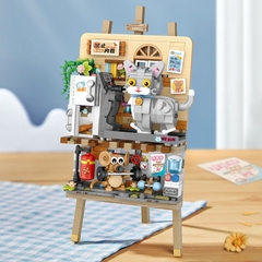 Bộ lego hình mèo xám 746 chi tiết