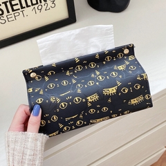 Túi da đựng giấy ăn hình mèo