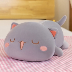 Mèo bông xám trắng size 35cm