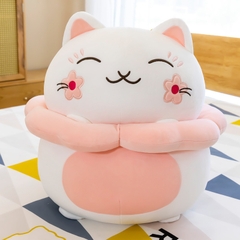 Mèo bông hồng size 35cm