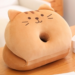 Gối ngủ đôi hình mèo nâu 45*32cm