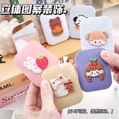 Bộ gương kèm lược hình mèo trà sữa