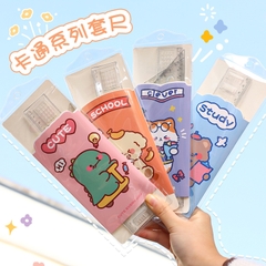 Bộ thước đo góc hình mèo clever