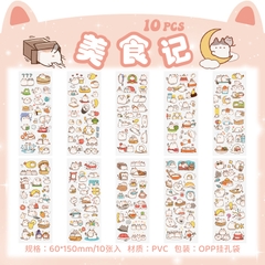 Bộ Sticker mèo (10 tấm nhỏ)